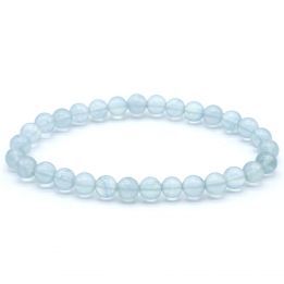 Pulsera 6mm Fluorita Azul AA